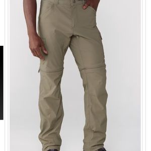 KUHL Mens Renegade Convertible Pants 34x34, Cargo Stealth Zip Off Stretch